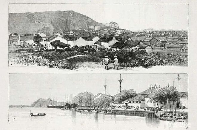 泛亚电竞中国最早有图杂志《远东》里的“镇江”照片(图1)